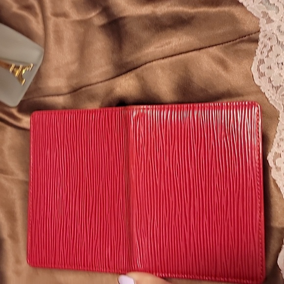 Louis Vuitton card Holder EPI red leather - Picture 3 of 11